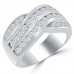 2.00 ct Ladies Round Cut Diamond Anniversary Ring in Prong Setting