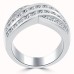 2.00 ct Ladies Round Cut Diamond Anniversary Ring in Prong Setting