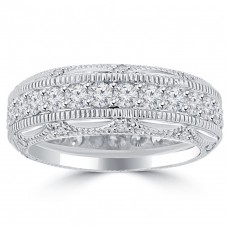 2.50 ct Ladies Round Cut Diamond Eternity Wedding Band Ring With 2.50 ct Ladies Round Cut Diamond Eternity Wedding Band Ring With