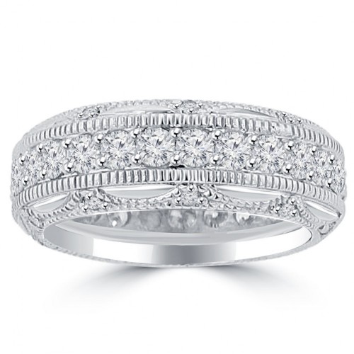 2.50 ct Ladies Round Cut Diamond Eternity Wedding Band Ring With 2.50 ct Ladies Round Cut Diamond Eternity Wedding Band Ring With