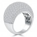 5.25 ct Ladies Round Cut Diamond Anniversary Ring