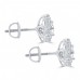 2.25 Ct Ladies Round Cut Diamond Stud Earring In 14 kt White Gold 2.25 Ct Ladies Round Cut Diamond Stud Earring In 14 kt White Gold