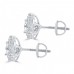 2.25 Ct Ladies Round Cut Diamond Stud Earring In 14 kt White Gold 2.25 Ct Ladies Round Cut Diamond Stud Earring In 14 kt White Gold