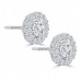 2.25 Ct Ladies Round Cut Diamond Stud Earring In 14 kt White Gold 2.25 Ct Ladies Round Cut Diamond Stud Earring In 14 kt White Gold