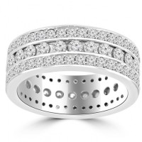 3.75 ct Ladies Round Cut Diamond Eternity Wedding Band Ring 3.75 ct Ladies Round Cut Diamond Eternity Wedding Band Ring