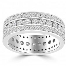 3.75 ct Ladies Round Cut Diamond Eternity Wedding Band Ring 3.75 ct Ladies Round Cut Diamond Eternity Wedding Band Ring