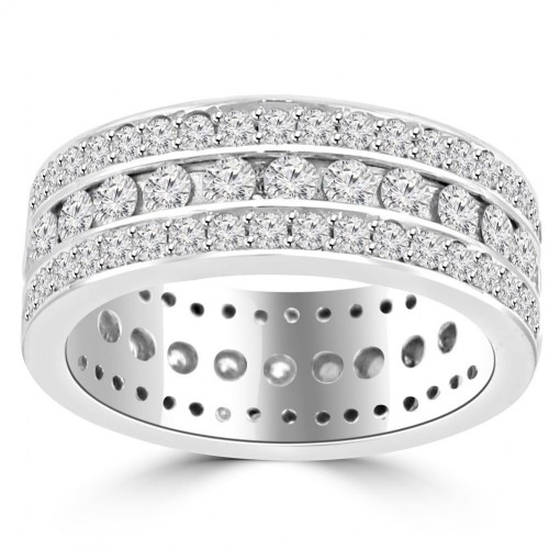 3.75 ct Ladies Round Cut Diamond Eternity Wedding Band Ring 3.75 ct Ladies Round Cut Diamond Eternity Wedding Band Ring
