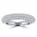 2.50 ct Ladies Round Cut Diamond Semi Mounting Set Engagement Ring in 14 kt White Gold