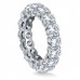 5.00 ct Ladies Round Cut Cubic Zirconia Eternity Wedding Band in Silver 5.00 ct Ladies Round Cut Cubic Zirconia Eternity Wedding Band in Silver