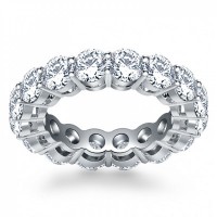 5.00 ct Ladies Round Cut Cubic Zirconia Eternity Wedding Band in Silver 5.00 ct Ladies Round Cut Cubic Zirconia Eternity Wedding Band in Silver