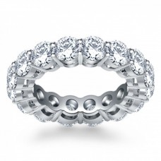 5.00 ct Ladies Round Cut Cubic Zirconia Eternity Wedding Band in Silver 5.00 ct Ladies Round Cut Cubic Zirconia Eternity Wedding Band in Silver