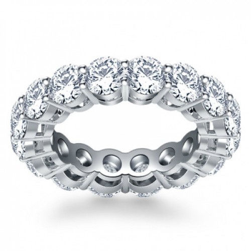 5.00 ct Ladies Round Cut Cubic Zirconia Eternity Wedding Band in Silver 5.00 ct Ladies Round Cut Cubic Zirconia Eternity Wedding Band in Silver