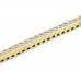 10.15 ct Ladies Round Cut Diamond Tennis Bracelet In Channel Setting Yellow Gold 10.15 ct Ladies Round Cut Diamond Tennis Bracelet In Channel Setting Yellow Gold
