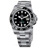 Rolex GMT Master II Black Index Dial Oyster Bracelet Steel Mens Watch 116710BKSO Rolex GMT Master II Black Index Dial Oyster Bracelet Steel Mens Watch 116710BKSO