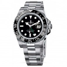 Rolex GMT Master II Black Index Dial Oyster Bracelet Steel Mens Watch 116710BKSO Rolex GMT Master II Black Index Dial Oyster Bracelet Steel Mens Watch 116710BKSO