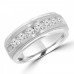 0.70 ct Men's Round Cut Diamond Wedding Band Ring in Channel Setting 0.70 ct Men's Round Cut Diamond Wedding Band Ring in Channel Setting