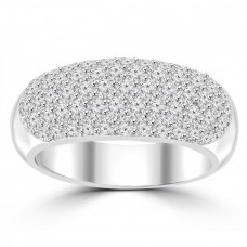 1.44 ct Ladies Five Row Round Cut Diamond Anniversary Ring 1.44 ct Ladies Five Row Round Cut Diamond Anniversary Ring