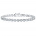 4.00 ct Ladies Round Cut Diamond Three Prong Tennis Bracelet 4.00 ct Ladies Round Cut Diamond Three Prong Tennis Bracelet