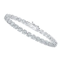 4.00 ct Ladies Round Cut Diamond Three Prong Tennis Bracelet 4.00 ct Ladies Round Cut Diamond Three Prong Tennis Bracelet