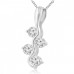 0.65 Ct Ladies Round Cut Diamond Pendant / Necklace In 14 kt White Gold 0.65 Ct Ladies Round Cut Diamond Pendant / Necklace In 14 kt White Gold