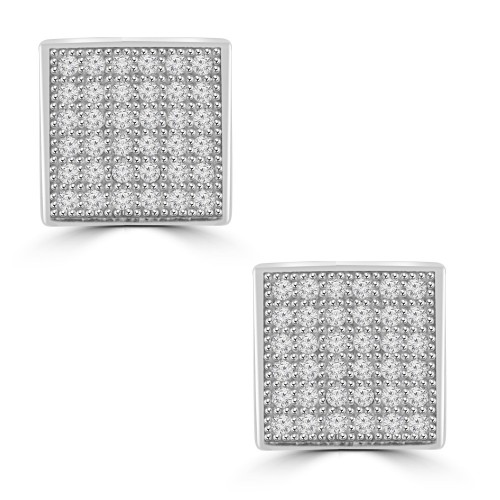 0.72 ct Round Cut Cubic Zirconia Stud Earrings in Screw Back 0.72 ct Round Cut Cubic Zirconia Stud Earrings in Screw Back