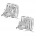 0.55 ct Round Cut Cubic Zirconia Stud Earrings in Screw Back