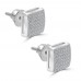0.55 ct Round Cut Cubic Zirconia Stud Earrings in Screw Back