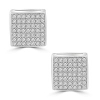0.55 ct Round Cut Cubic Zirconia Stud Earrings in Screw Back 0.55 ct Round Cut Cubic Zirconia Stud Earrings in Screw Back