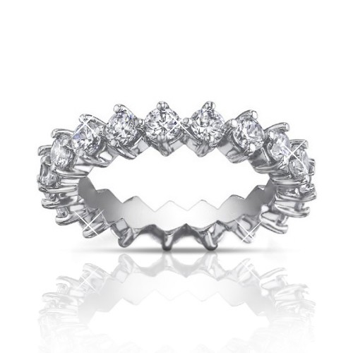 2.00 ct Ladies Round Cut Diamond Eternity Wedding Band Ring 2.00 ct Ladies Round Cut Diamond Eternity Wedding Band Ring