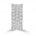 6.92 ct Three Row Round Cut Diamond Eternity Wedding Band Ring ( G Color SI-1 Clarity) 6.92 ct Three Row Round Cut Diamond Eternity Wedding Band Ring ( G Color SI-1 Clarity)