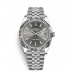 Rolex Datejust 41 Stainless Steel Rhodium Diamond Dial Jubilee Bracelet Watch