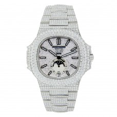 Patek Philippe Nautilus - Iced Out With Diamonds Patek Philippe Nautilus - Iced Out With Diamonds