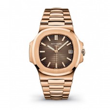 PATEK PHILIPPE NAUTILUS BROWN DIAL 18K ROSE GOLD AUTOMATIC MEN'S WATCH 5711/1R-001 PATEK PHILIPPE NAUTILUS BROWN DIAL 18K ROSE GOLD AUTOMATIC MEN'S WATCH 5711/1R-001