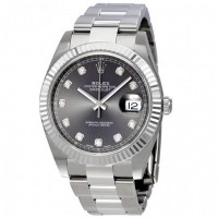 Datejust 41 Rhodium Diamond Dial Automatic Men's Watch Datejust 41 Rhodium Diamond Dial Automatic Men's Watch