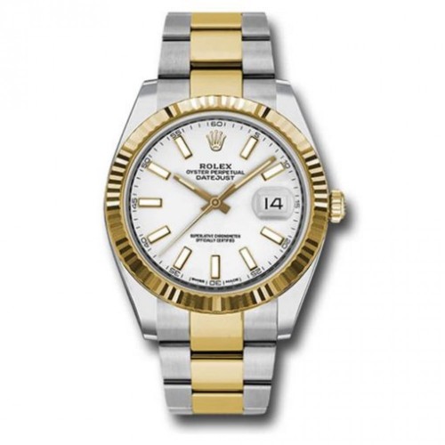 Rolex Oyster Perpetual Datejust 41 Watch White dial, Two-tone, Fluted bezel 126333wio Rolex Oyster Perpetual Datejust 41 Watch White dial, Two-tone, Fluted bezel 126333wio