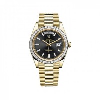 Day-Date 40 228398TBR Gold Watch (Black Set with Diamonds) Day-Date 40 228398TBR Gold Watch (Black Set with Diamonds)