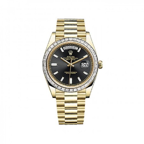 Day-Date 40 228398TBR Gold Watch (Black Set with Diamonds) Day-Date 40 228398TBR Gold Watch (Black Set with Diamonds)