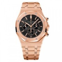 Audemars Piguet Royal Oak Chronograph Black Dial 41mm 18k Pink Gold Watch 26320OR.OO.1220OR.01 Audemars Piguet Royal Oak Chronograph Black Dial 41mm 18k Pink Gold Watch 26320OR.OO.1220OR.01