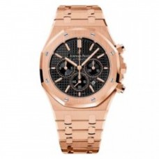 Audemars Piguet Royal Oak Chronograph Black Dial 41mm 18k Pink Gold Watch 26320OR.OO.1220OR.01 Audemars Piguet Royal Oak Chronograph Black Dial 41mm 18k Pink Gold Watch 26320OR.OO.1220OR.01