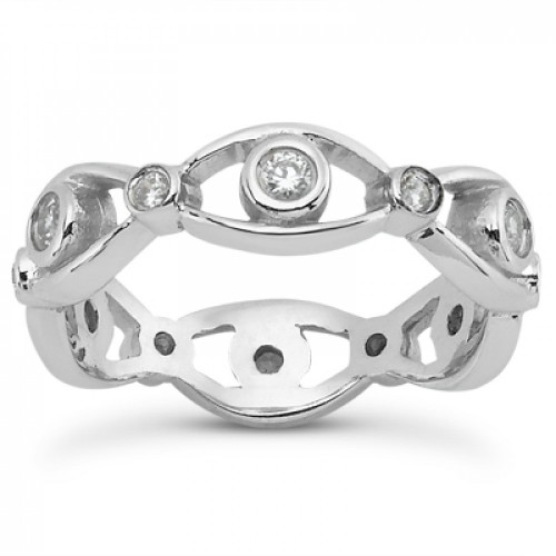 0.70 ct Ladies Round Cut Diamond Eternity Wedding Band Ring 0.70 ct Ladies Round Cut Diamond Eternity Wedding Band Ring
