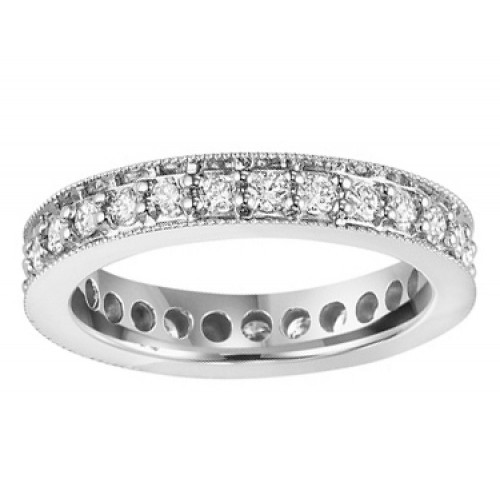 1.15 ct Ladies Round Cut Diamond Eternity Wedding Band Ring 1.15 ct Ladies Round Cut Diamond Eternity Wedding Band Ring