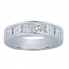 1.00 ct Princess Cut Diamond Wedding Band Ring 1.00 ct Princess Cut Diamond Wedding Band Ring